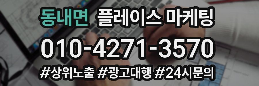 동내면 플레이스 마케팅
