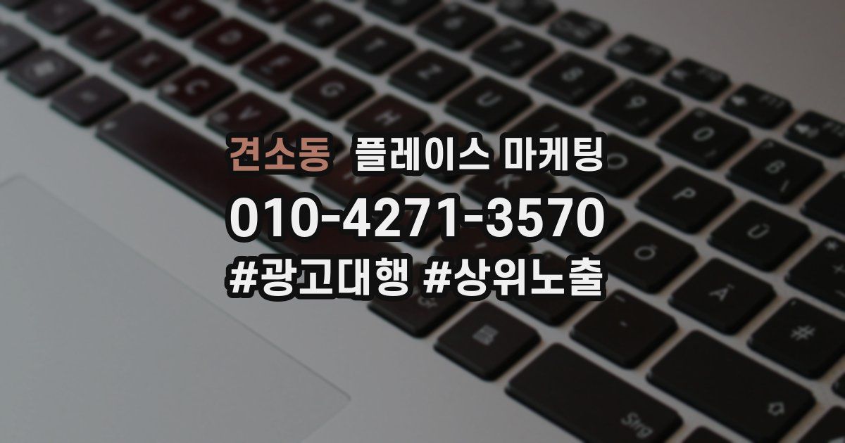 견소동 플레이스 마케팅