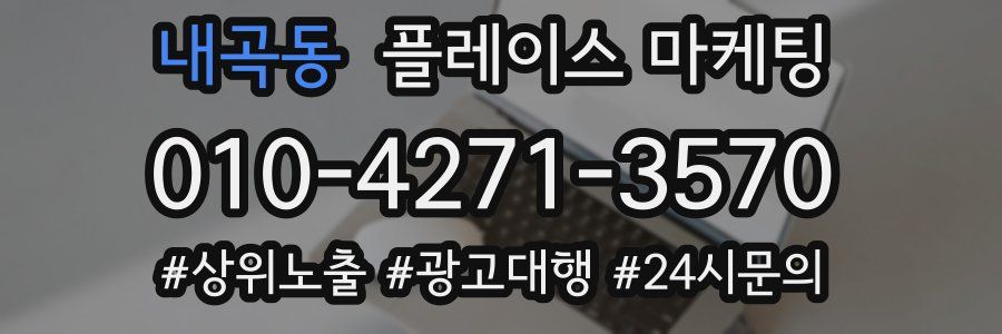 내곡동 플레이스 마케팅