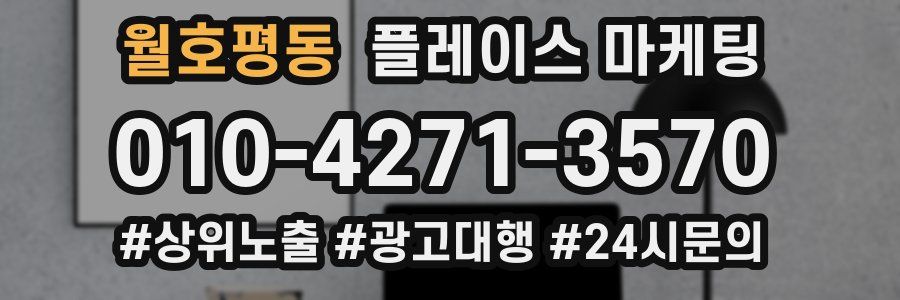 월호평동 플레이스 마케팅