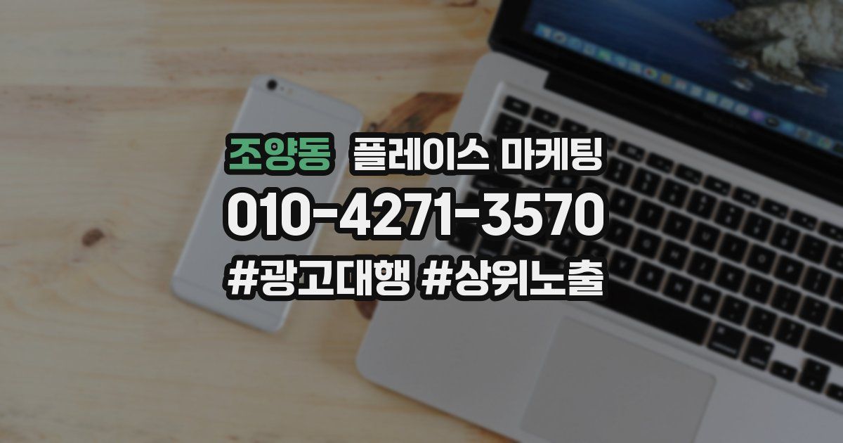 조양동 플레이스 마케팅
