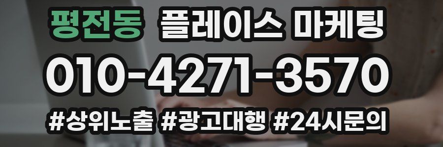 평전동 플레이스 마케팅