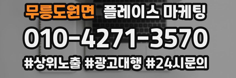 무릉도원면 플레이스 마케팅