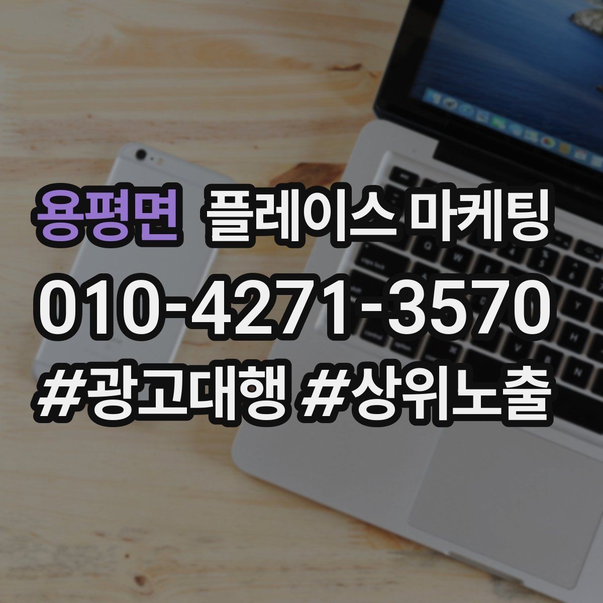 용평면 플레이스 마케팅 일 예산을 조절하는 기준 잡기