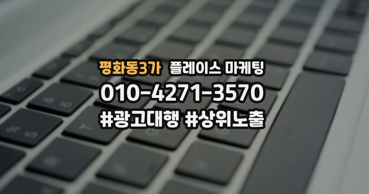 평화동3가 플레이스 마케팅