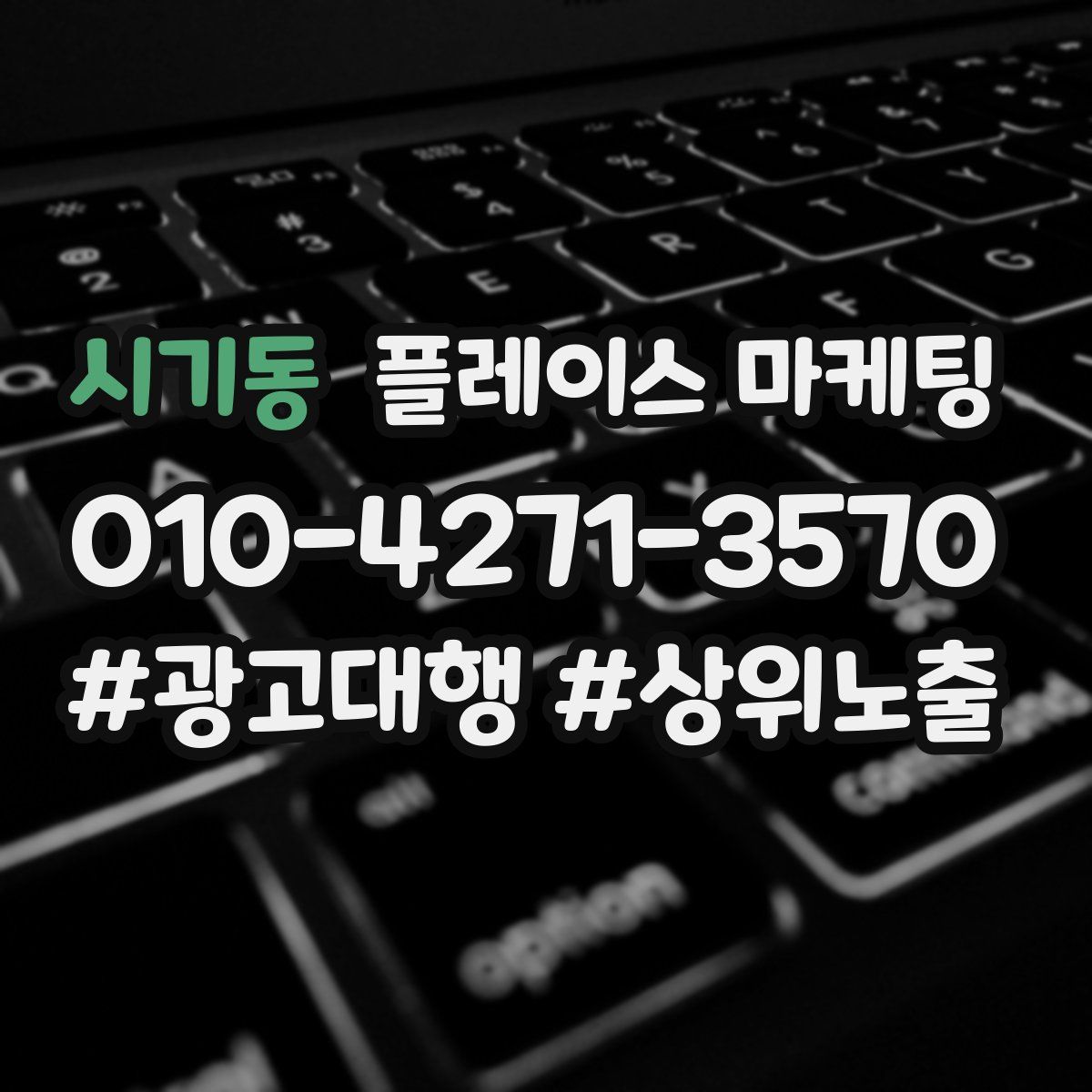 시기동 플레이스 마케팅