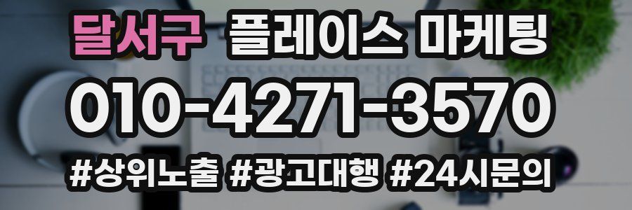달서구 플레이스 마케팅