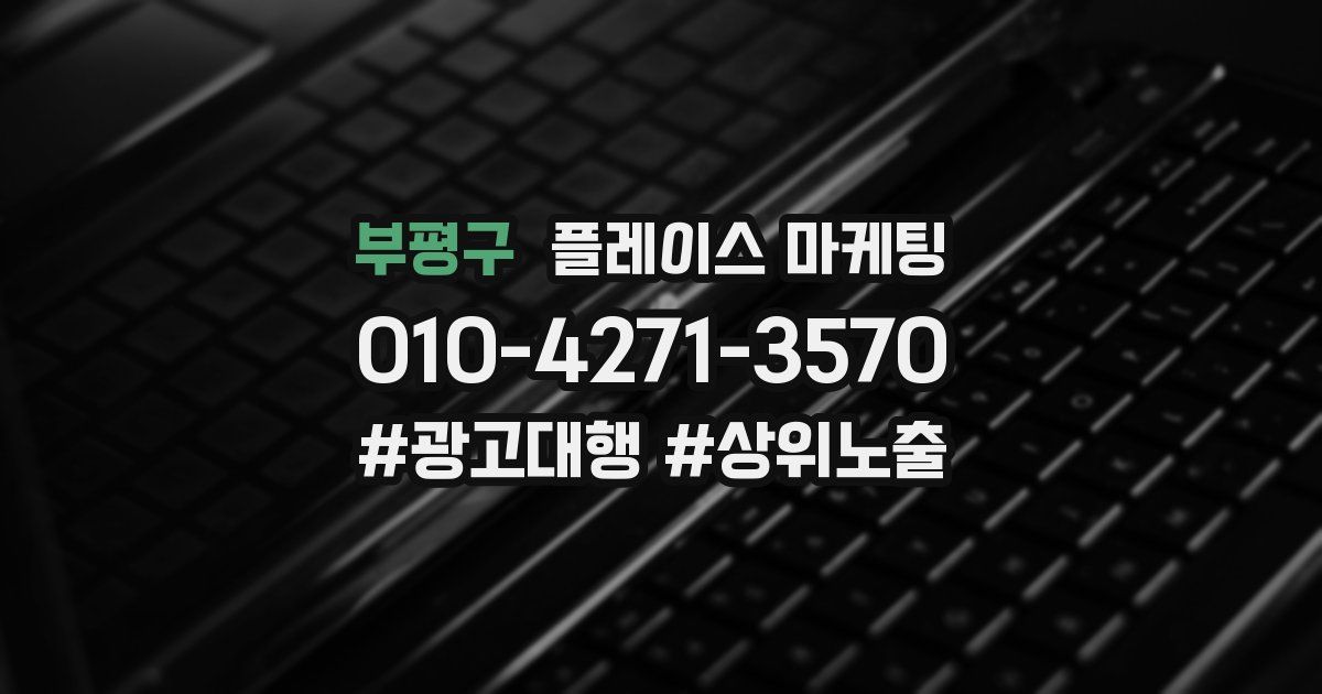 부평구 플레이스 마케팅