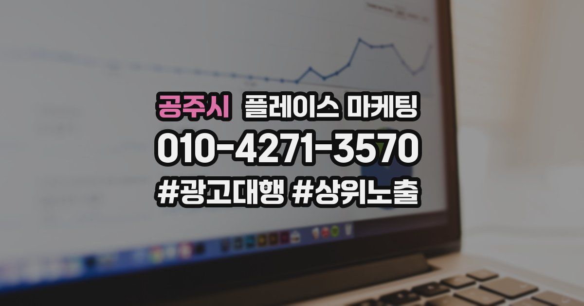 공주시 플레이스 마케팅