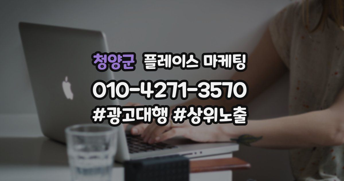 청양군 플레이스 마케팅