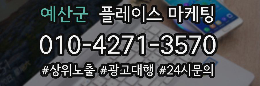 예산군 플레이스 마케팅