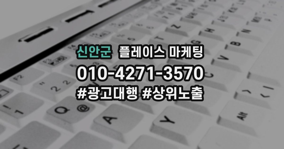 신안군 플레이스 마케팅
