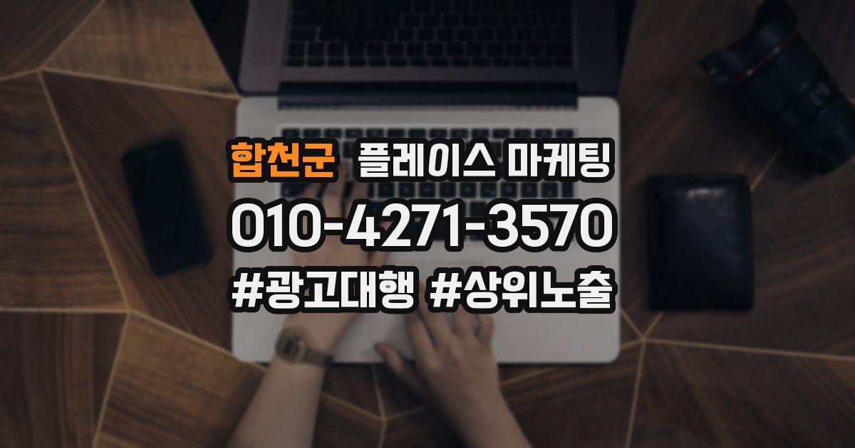 합천군 플레이스 마케팅