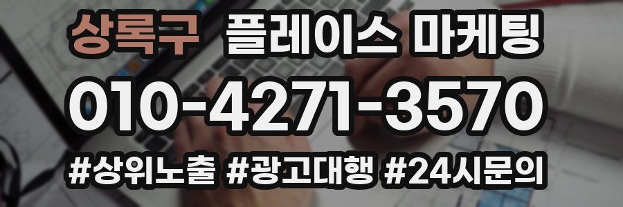 상록구 플레이스 마케팅