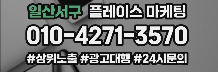 일산서구 플레이스 마케팅