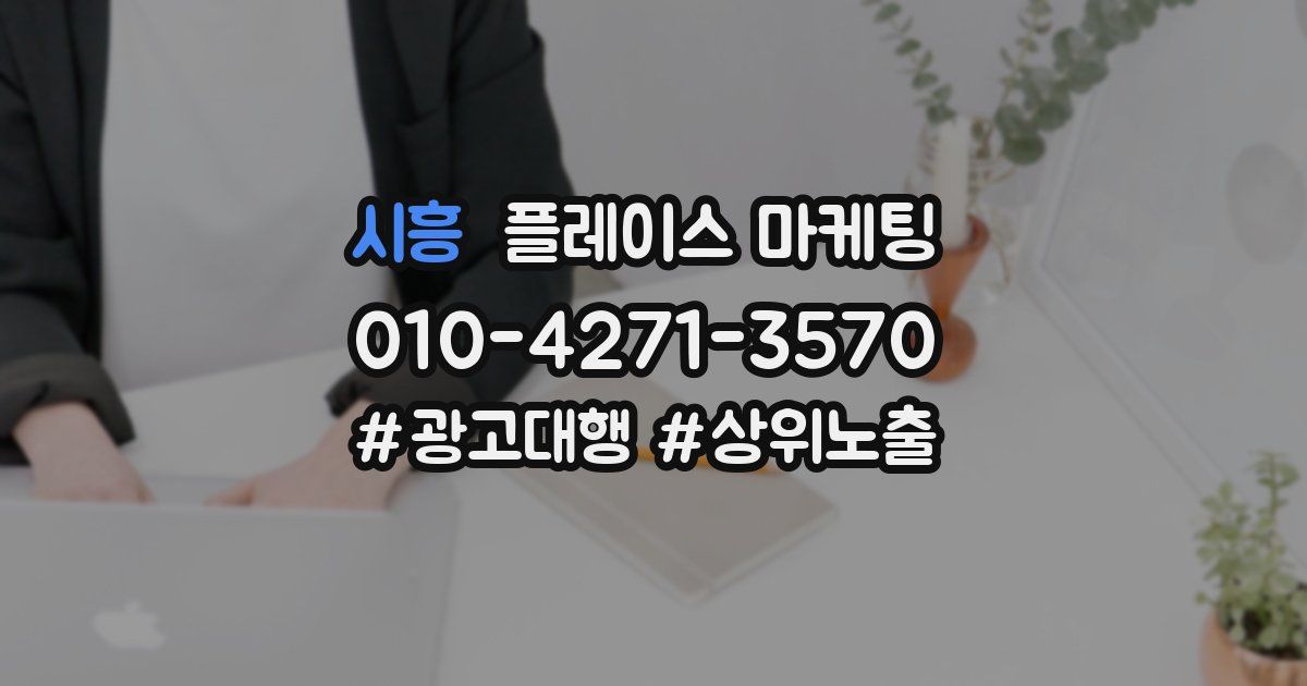 시흥 플레이스 마케팅