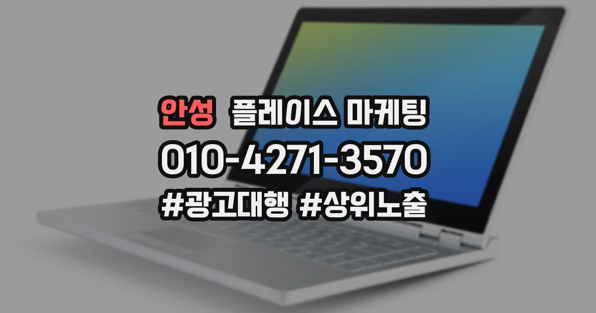 안성 플레이스 마케팅