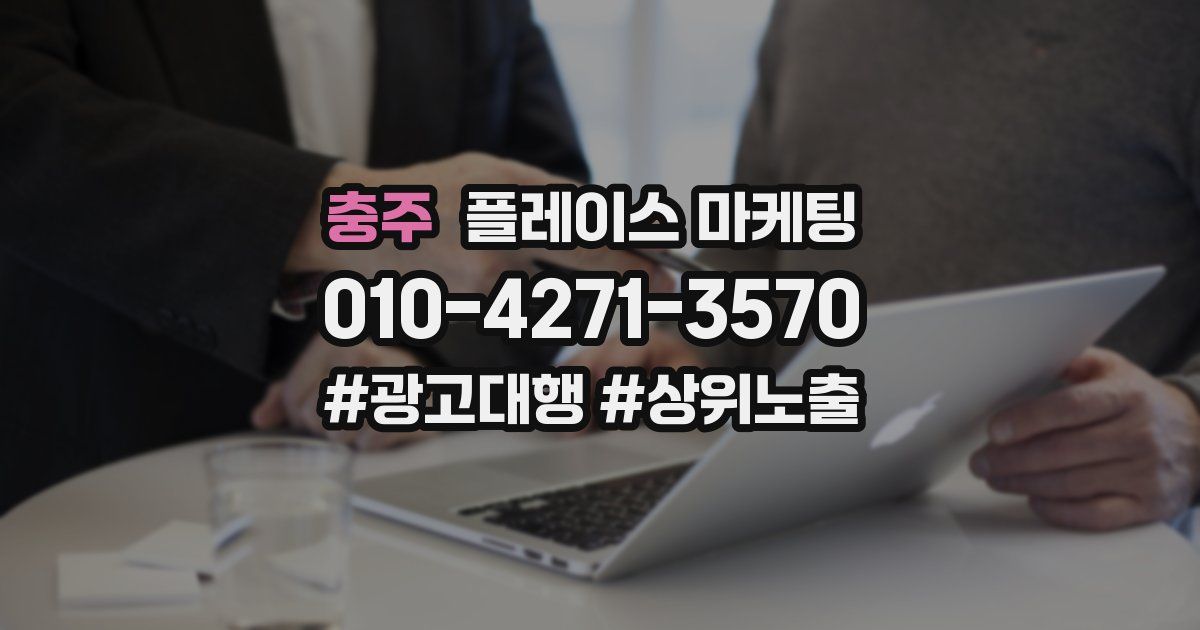 충주 플레이스 마케팅
