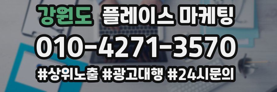 강원도 플레이스 마케팅