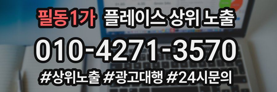필동1가 플레이스 상위 노출