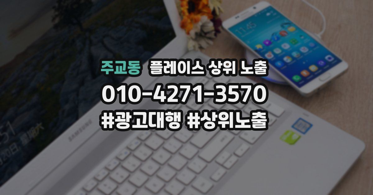 주교동 플레이스 상위 노출