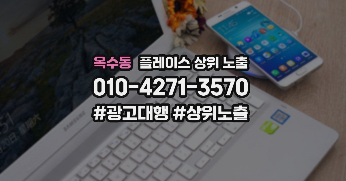 옥수동 플레이스 상위 노출