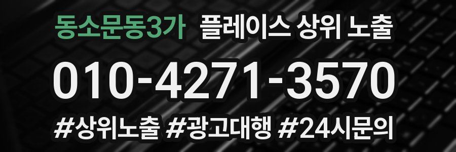 동소문동3가 플레이스 상위 노출