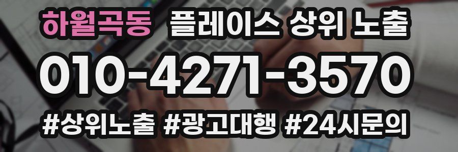 하월곡동 플레이스 상위 노출