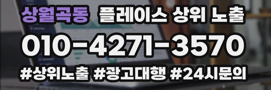 상월곡동 플레이스 상위 노출