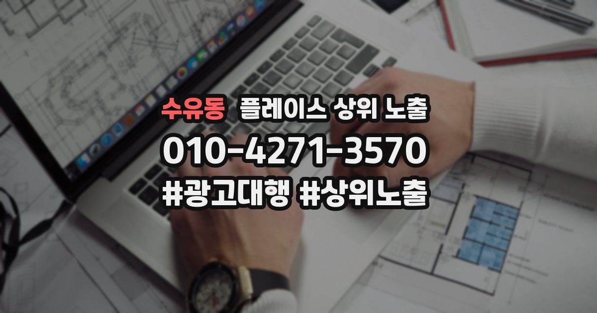 수유동 플레이스 상위 노출