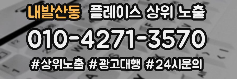 내발산동 플레이스 상위 노출