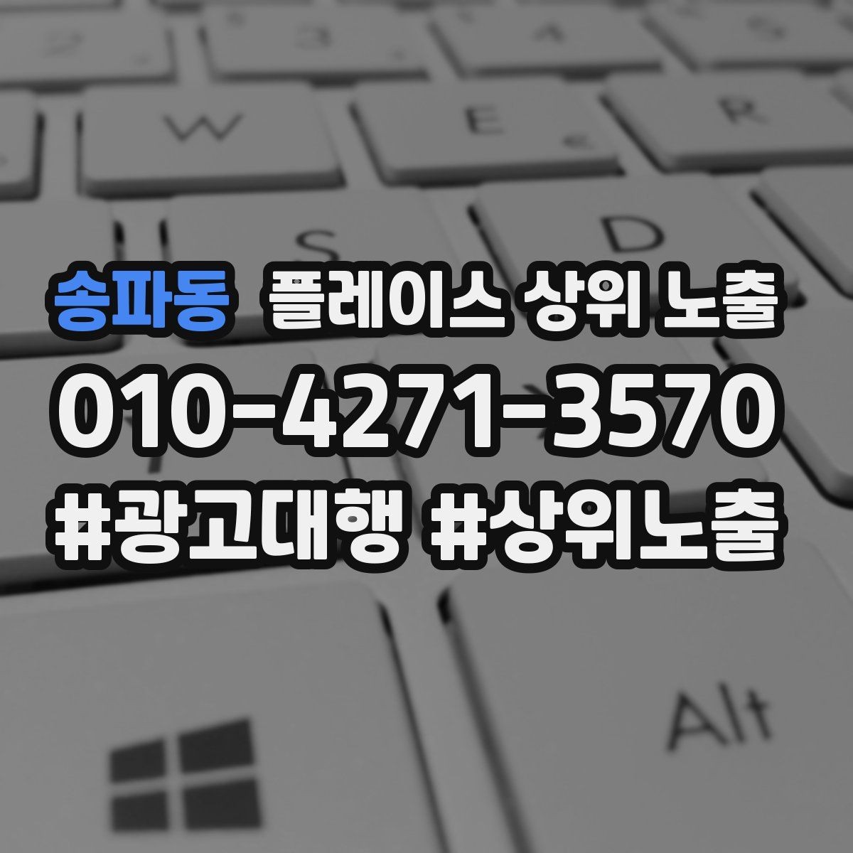 송파동 플레이스 상위 노출 긴급 수요 업종의 프로필 구성 포인트