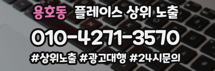 용호동 플레이스 상위 노출