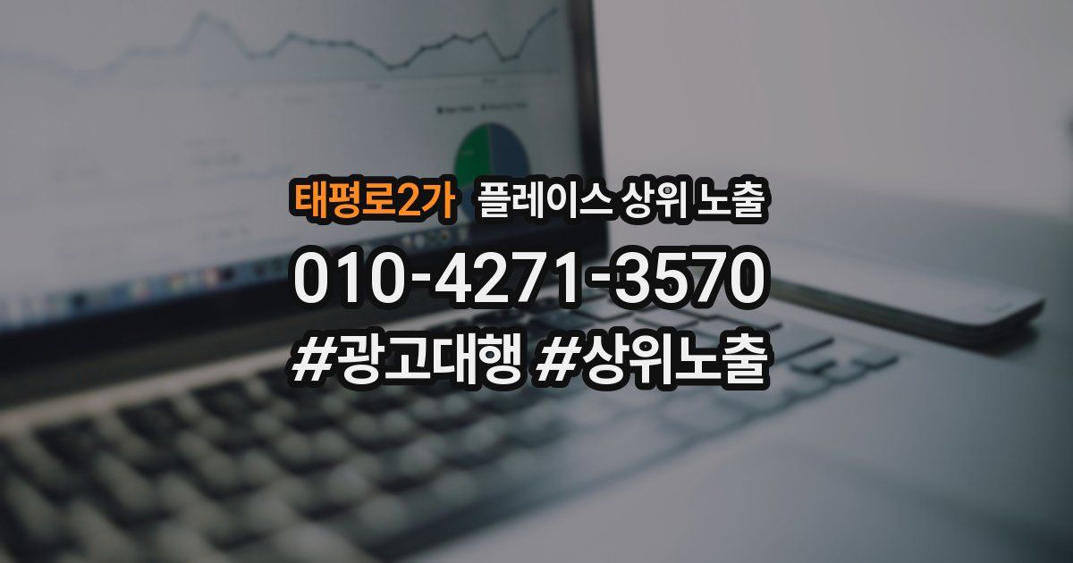 태평로2가 플레이스 상위 노출