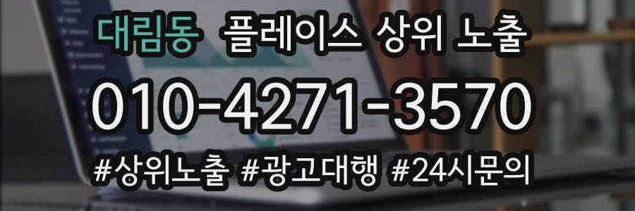 대림동 플레이스 상위 노출