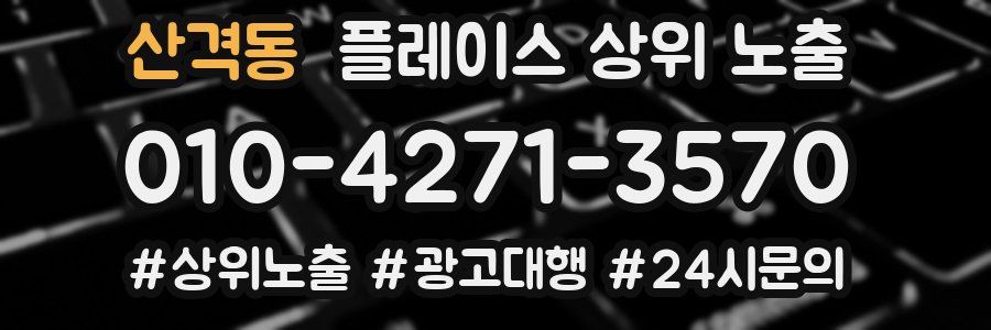 산격동 플레이스 상위 노출