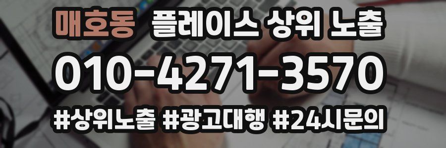 매호동 플레이스 상위 노출