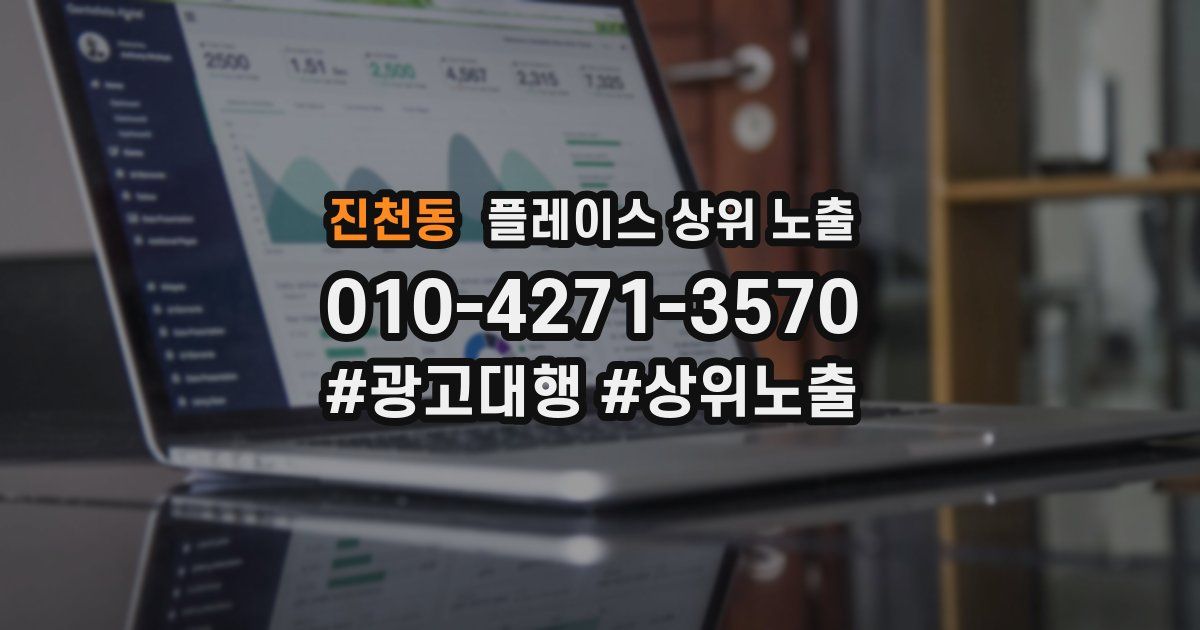진천동 플레이스 상위 노출
