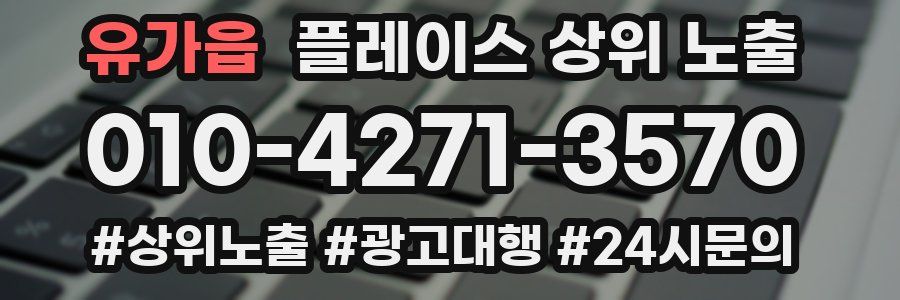 유가읍 플레이스 상위 노출