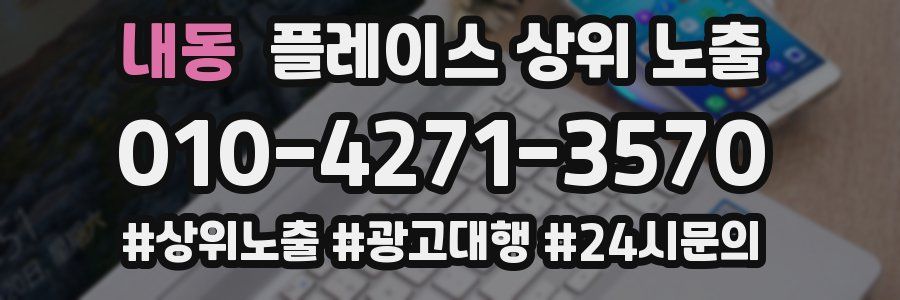 내동 플레이스 상위 노출