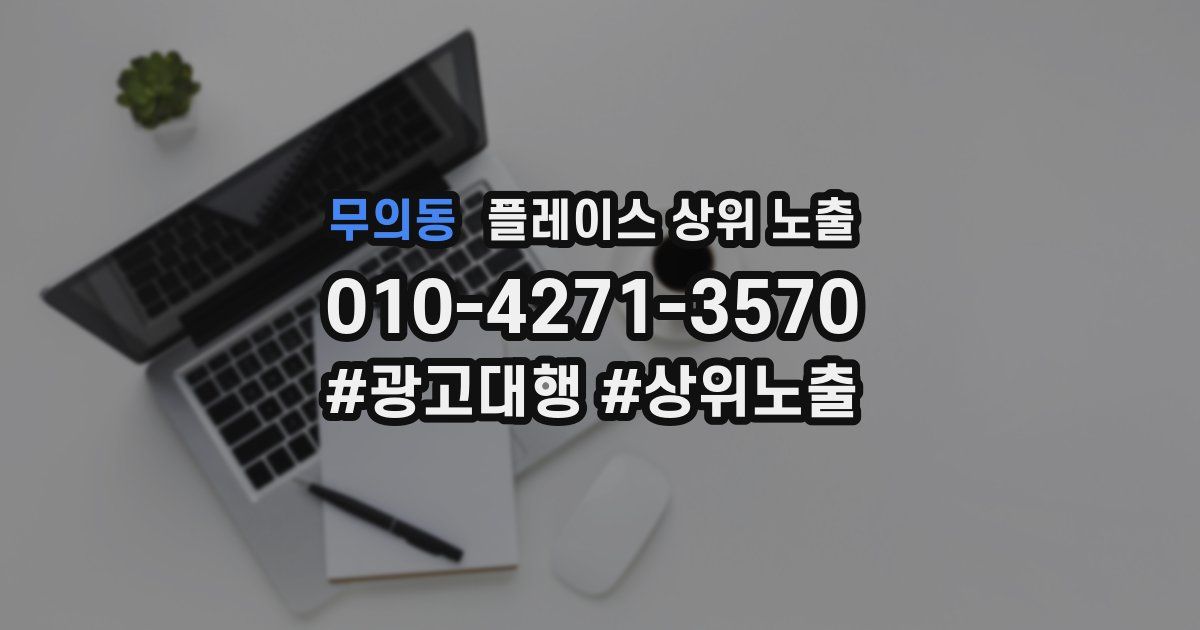 무의동 플레이스 상위 노출