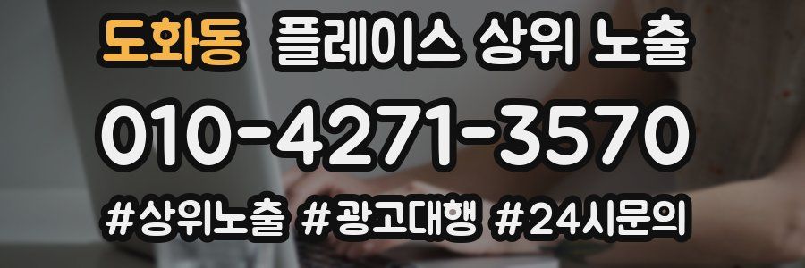 도화동 플레이스 상위 노출