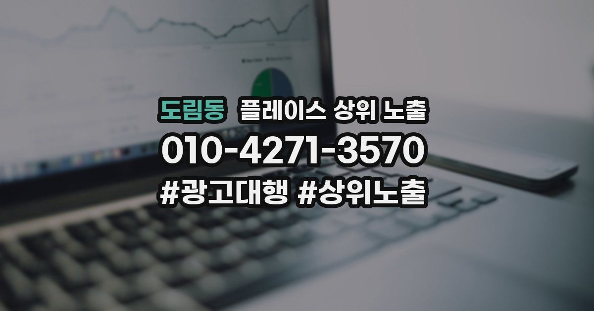 도림동 플레이스 상위 노출