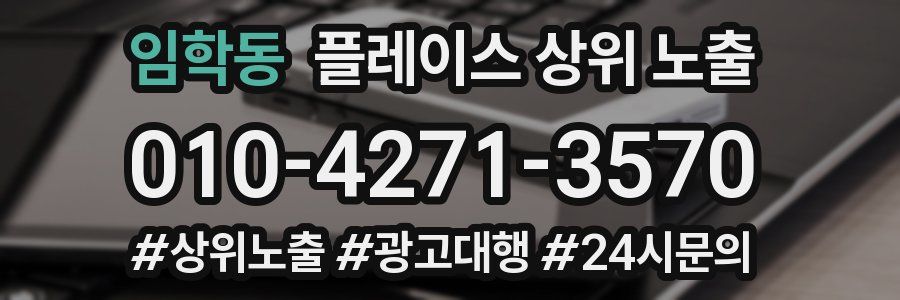 임학동 플레이스 상위 노출