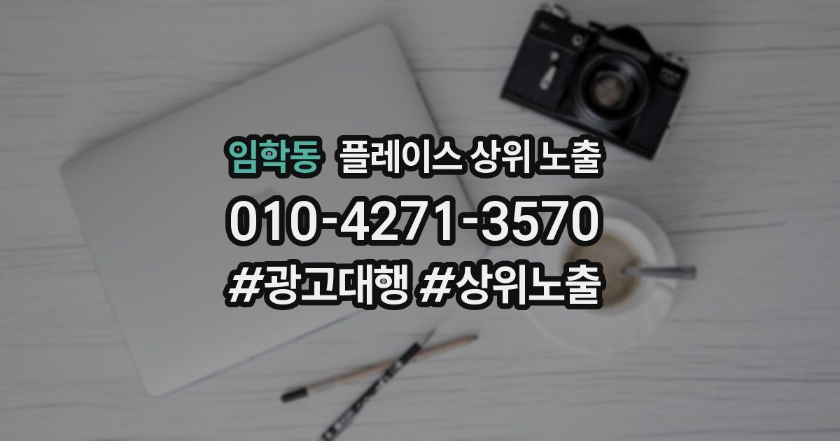 임학동 플레이스 상위 노출