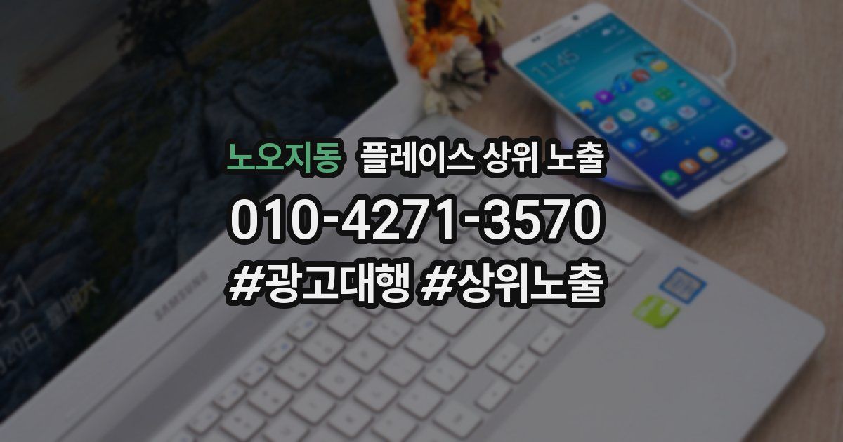 노오지동 플레이스 상위 노출