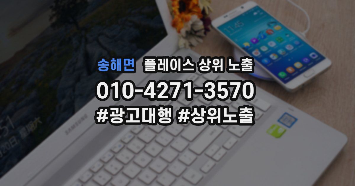 송해면 플레이스 상위 노출