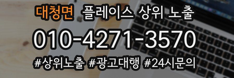 대청면 플레이스 상위 노출