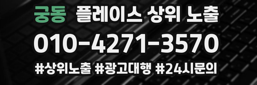 궁동 플레이스 상위 노출