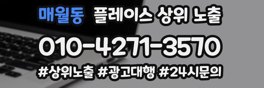 매월동 플레이스 상위 노출